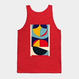 Abstract Modern: Bright Bold Circles Tank Top